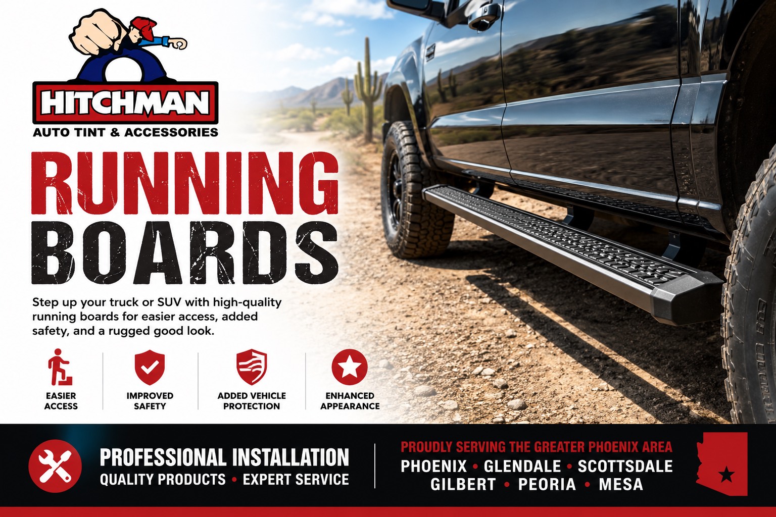 Blog Image, Running Boards Installation in Glendale